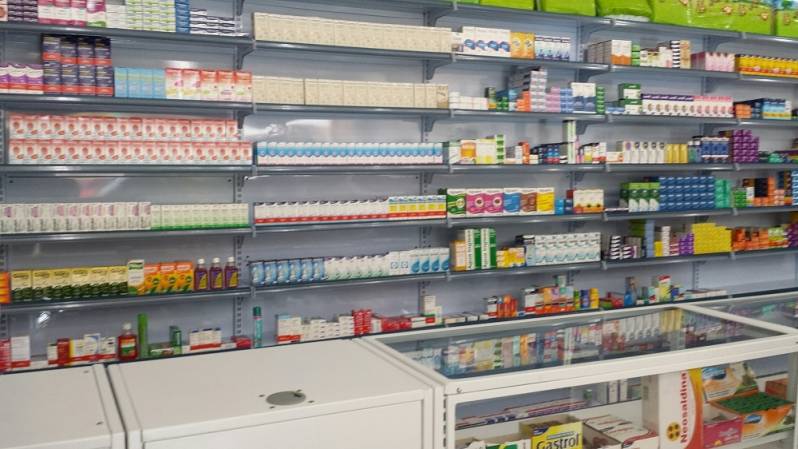 Gôndolas para Farmácia Vila Endres - Gôndolas para Supermercado