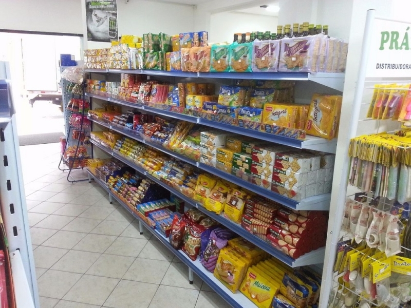 Venda de Gôndola Mercado Sacomã - Gôndolas Prateleira para Supermercado