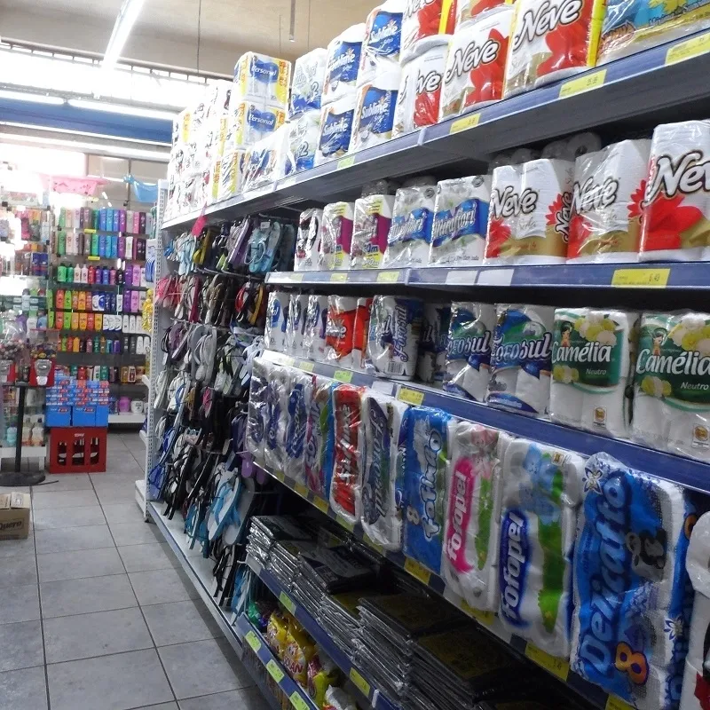 prateleiras de mercado